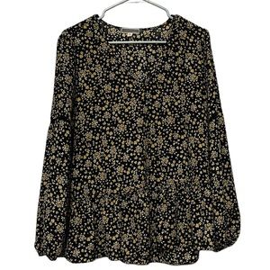Floral Blouse, Size L